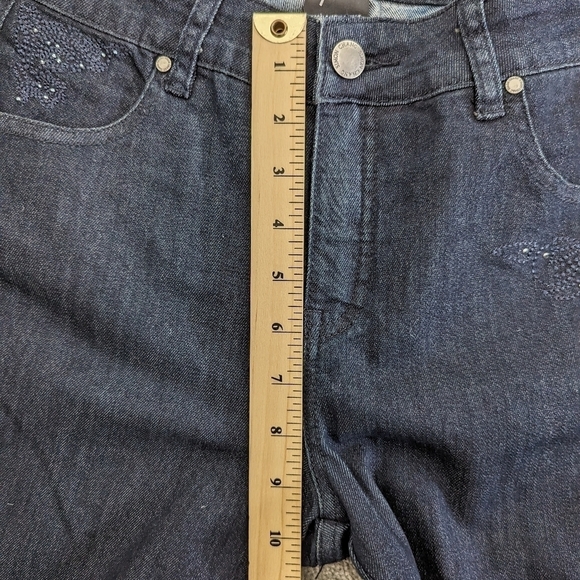LAURA petites Simon Chang denim pants size 8 BNWT - Picture 8 of 10